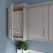 An airing cupboard is primarily a cabinet where the hot water tank is kept. Boiler Housing Wall Units Kitchen Units Diy Kitchens