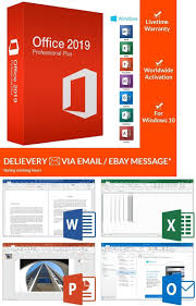 Software 18793 Office 2019 Professional Plus Key 32 64 Bit Microsoft Genuine License For 1pc Buy It Now Only 16 99 On Ebay Sof Microsoft Words Software