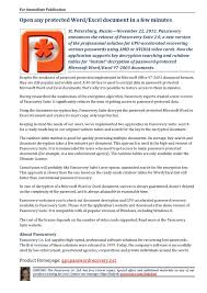 How to generate pdf files in your app. Calameo Open Any Protected Excel And Word Document In A Few Minutes