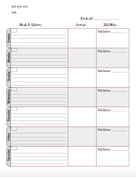 Free Printable Food Journal Weekly Diary Template Tracker