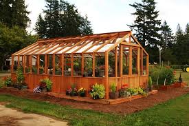 12 X22 Free Standing Cedarbuilt Greenhouse With Glass Sidewalls And Roof Double Dutch Doors And Windows Auto Greenhouse Greenhouse Plans Build A Greenhouse