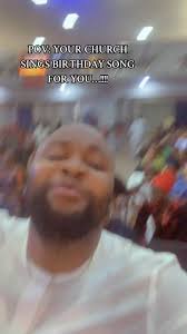 The whole church sang for me..!!! ❤️❤️❤️