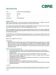 Asset manager is an individual who works in property division of medium or big scale firms. Asset Management Job Description Real Estate