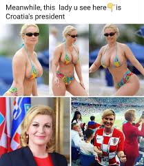 Do These Photographs Show the Croatian President in a Bikini? | Snopes.com