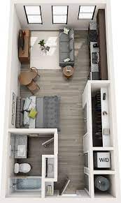 Studio apartment layouts leave little room for nightstands and tables. 15 Best Studio Apartment Layout That Really Work Futurian Studio Apartment Floor Plans Studio Apartment Decorating Small Apartment Design