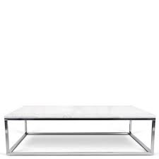 Marmor couchtisch richard grauer marmor furnified. Rechteckiger Couchtisch Tischplatte Aus Weissem Marmor Fusse Aus Chrom