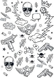 Ganging Ceramic Decals Enamel Decal Fusible Decal Glass Etsy Doodle Tattoo Tattoo Stencils Tattoo Drawings