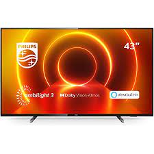 We did not find results for: Philips Ambilight 43pus7805 12 Fernseher 108 Cm 43 Zoll Led Tv 4k Uhd P5 Engine Dolby Vision Dolby Atmos Hdr 10 Alexa Sprachsteuerung Saphi Smart Tv Hdmi Grau Silber Modelljahr 2020 Amazon De