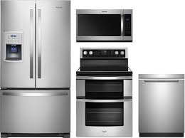 Whirlpool Wpreradwmw7494 4 Piece Kitchen Appliances Package With French Door Refrigerator Electric Range Dishwasher And Over The Range Microwave In Stainless In 2020 Kitchen Appliance Packages Kitchen Appliances Stainless Steel Kitchen Appliances