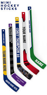Mini Hockey Sticks Make A Great Team Gift No Minimum Quantity Awesome Custom Designs Fast Shipping And Low Prices On Mini Hockey Sticks Hockey Stick Hockey