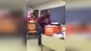 This was over a year ago, she threw two chairs, it was 45 floors up and she was arrested. Bedford Mass Teacher Who Had Chair Thrown At Her Faces Firing Daily Mail Online