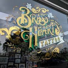 This passion for detail, the rich effects and artistic embellishments blowed my mind. Showcase Of Gold Leaf Lettering On Glass Heritage Type Co