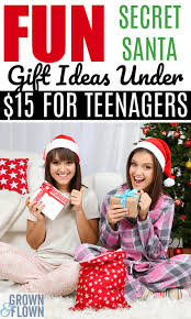 From cosmetics to crafts, and candy to inventive ways to give cash, these gift ideas would even inspire santa claus himself! Christmas 2020 Secret Santa Gifts Under 15 That Teens Will Love