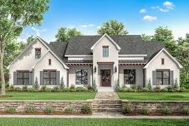 Plan to build a 4 bedroom farmhouse with office. Single Story House Plans With Farmhouse Flair Blog Builderhouseplans Com