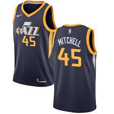 Click now for your favorite donovan mitchell tees and other official utah jazz merchandise. Men S Utah Jazz Donovan Mitchell Swingman Navy Icon Edition Nike Jersey