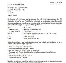 Kamu harus mencari dan mendapatkan sebanyak. 4 Contoh Surat Lamaran Kerja Guru Paud Informasi Dari Orang Dalam Guru Kepala Sekolah Surat