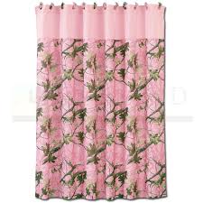 Shower Curtain Pink Oak Camo Striped Shower Curtains Curtains Country Style Bathrooms