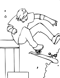 This coloring pages was posted in july 9, 2017 at 9:57 pm. Skateboard Coloring Pages Coloring Home
