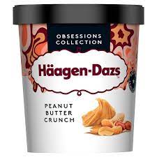 And eat haagen daz chocolate chip cookie dough and brownie ice cream! Haagen Daz Pint Peanut Butter Crunch Ice Cream 460 Ml Wholesale Tradeling