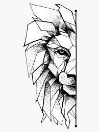 Geometric Lion Sticker By Bencolangelart Redbubble Geometric Drawing Geometric Lion Tattoo Geometric Lion