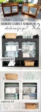Medicine cabinet redo, our painted bathroom vanity the before after and how to guide driven by decor. Medicine Cabinet Update Twice The Fun Prodigal Pieces