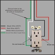 The colors, regulated by the national electrical code in the united states. Electrical Outlet Wiring Red Black And White Wiring Diagram Home Electrical Wiring Basic Electrical Wiring Electrical Wiring