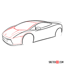 Signup for free weekly drawing tutorials. How To Draw Lamborghini Gallardo Sketchok