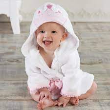 Buy top selling products like burt's bees baby® organic cotton watercolor bee reversible jacket in grey and burt's bees baby® watercolor a bee c reversible jacket. Hooyi Princess Crown Children Bath Towel Newborn Blankets Baby Girl Bathrobe Hooded Bath Towels Baby Stuff Terry Pajamas Coat Onshopdeals Com