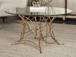 Add style to your home, with pieces that add to your decor while providing hidden storage. Uttermost Amoret Beveled Glass Gold Leaf 36 Wide Round Coffee Table Ut24925