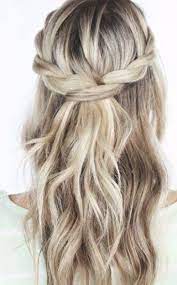 48 Ideas Wedding Hairstyles Half Up Half Down Beach The Bride Long Hair Styles Wavy Wedding Hair Wedding Hairstyles For Long Hair