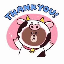 Thank You Brown Gif Thankyou Brown Cony Discover Share Gifs Cute Love Gif Cute Emoji Wallpaper Funny Emoticons