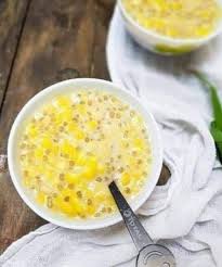 Resep bubur jagung keju gurih, manis dan spesial. Bubur Jagung Lemak Manis Paling Senang Super Sedap