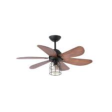 Ceiling fan 52 inch rustic edison industrial with cage light w/ remote control. Faro Barcelona Chicago Ceiling Fan With Light And Remote Control Black Lighting Direct