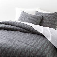 I saw these at a show room and they didn't sell them. Linen Navy Striped Duvet Covers And Pillow Shams Crate And Barrel