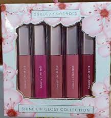 Beauty Concepts Set Of 5 Lip Gloss Collection Tmeds Pk