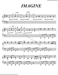 Explore the best selection and newest releases, powered by hal leonard. Imagine By John Lennon Free Piano Sheet Music Learn How To Play Piano Online