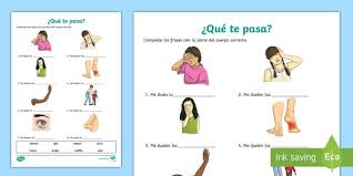 Vocabulary for common health problems, illnesses and symptoms is more easily understood and explained with the aid of images. Illnesses Fill In The Blanks Worksheet Worksheet Spanish