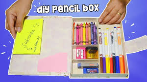 How To Make Pencil Box Diy Pencil Case Back To School Diy Pencil Case Diy Pencil Diy School Supplies