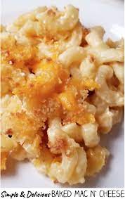 Baked Macaroni And Cheese Recipe Easy Baked Mac And Cheese Recipe Baked Mac And Cheese Recipe Macaroni Cheese Recipes