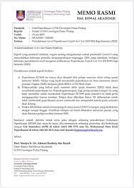 Adakah anda layak untuk memohon kemasukan ke uitm? Memo Rasmi Hal Ehwal Hea Uitm Cawangan Pulau Pinang Facebook