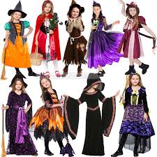 Disfraz De Halloween Para Ninas Disfraz De Fantasia De Bruja Infantil De 4 A 12 Anos 2022 Disfraces Para Ninas Aliexpress