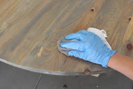 Jul 08, 2021 · while staining isn't a particularly difficult project, it can sometimes take a few tries to get it looking the way you want. How To Stain A Wood Table A Dining Room Update Classy Clutter