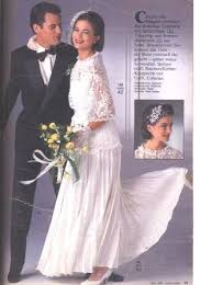 Pick out your retro wedding dress today to get a look that beautifully reflects your unique personality and style. 1985 Burda Moden Wedding Dresses Vintage 1980s Style Wedding Dresses Vintage Bridal