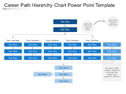 career path hierarchy chart power point template template