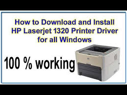 How To Download And Install Hp Laserjet 1320 Printer Driver For All Wind Printer Driver Printer Installation