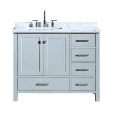 Maybe you would like to learn more about one of these? Ariel Left Offset Single Rectangle Sink Vanity 43 In Grey A043slcwrvogry Rona