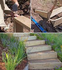 Eine treppe erfüllt gleich mehrere funktionen auf einmal. Gartentreppe Selber Bauen 35 Inspirationen Gartentreppe Garten Garten Stufen