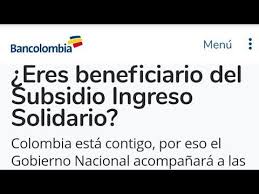 Check spelling or type a new query. Ingreso Solidario 160 000 Consultar En Bancolombia Facil Y Rapido Youtube Gobierno Nacional Abc Gobierno