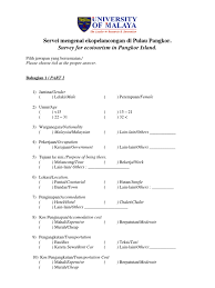 Kami beroperasi di kkia 7 hari seminggu sepanjang tahun! Servei Mengenai Ekopelancongan Di Pulau Pangkor Survey For Ecotourism In Pangkor Island