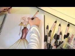 فيديو لتعلم رسم المانيكان تصميم الازياء fashion illustrations design and coloring silk youtube dress sewing patterns sewing dresses sewing patterns